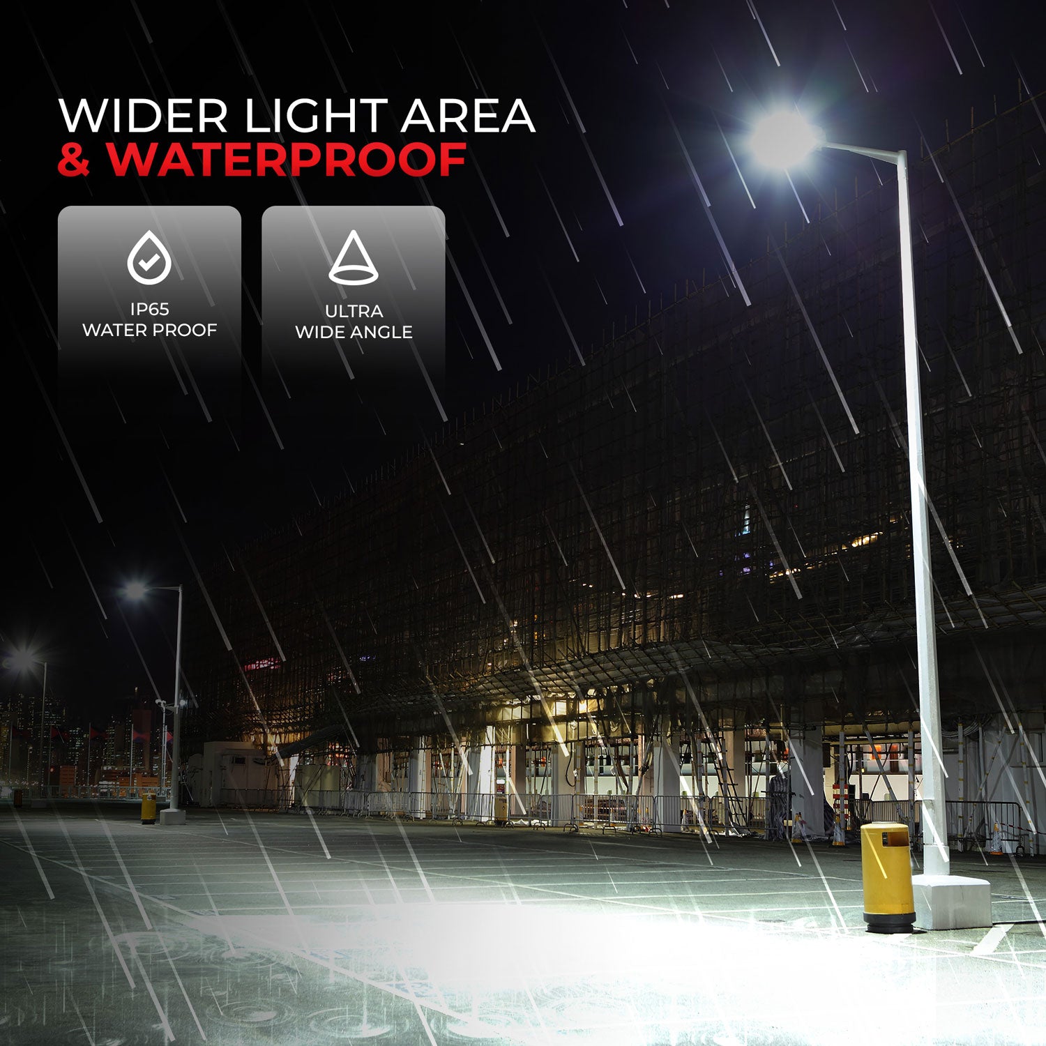 300W SP2 Shoebox Area Light for Parking Lot - 5700K UL DLC Listed