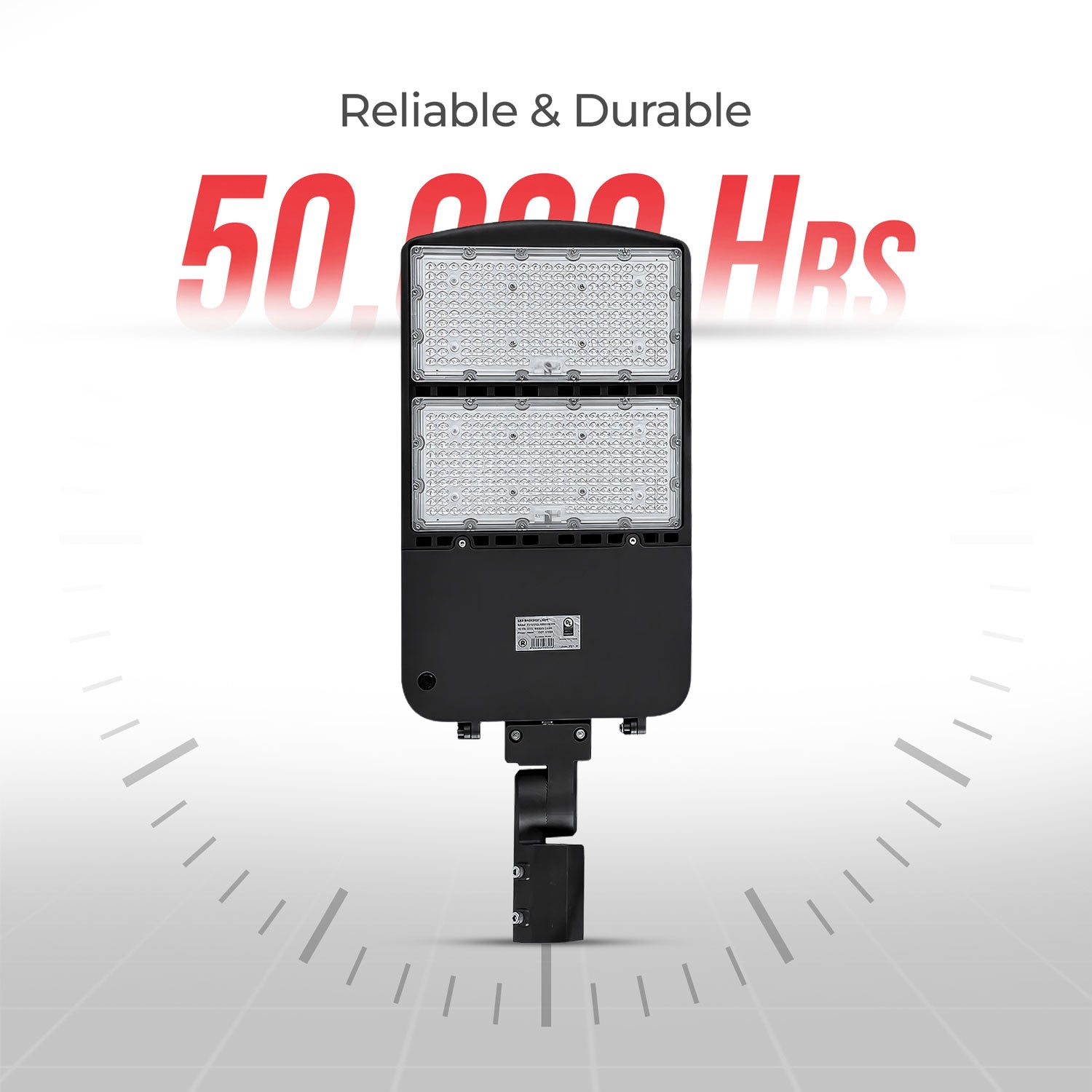 300W Shoebox Area Light for Parking Lot - 5700K UL DLC Listed