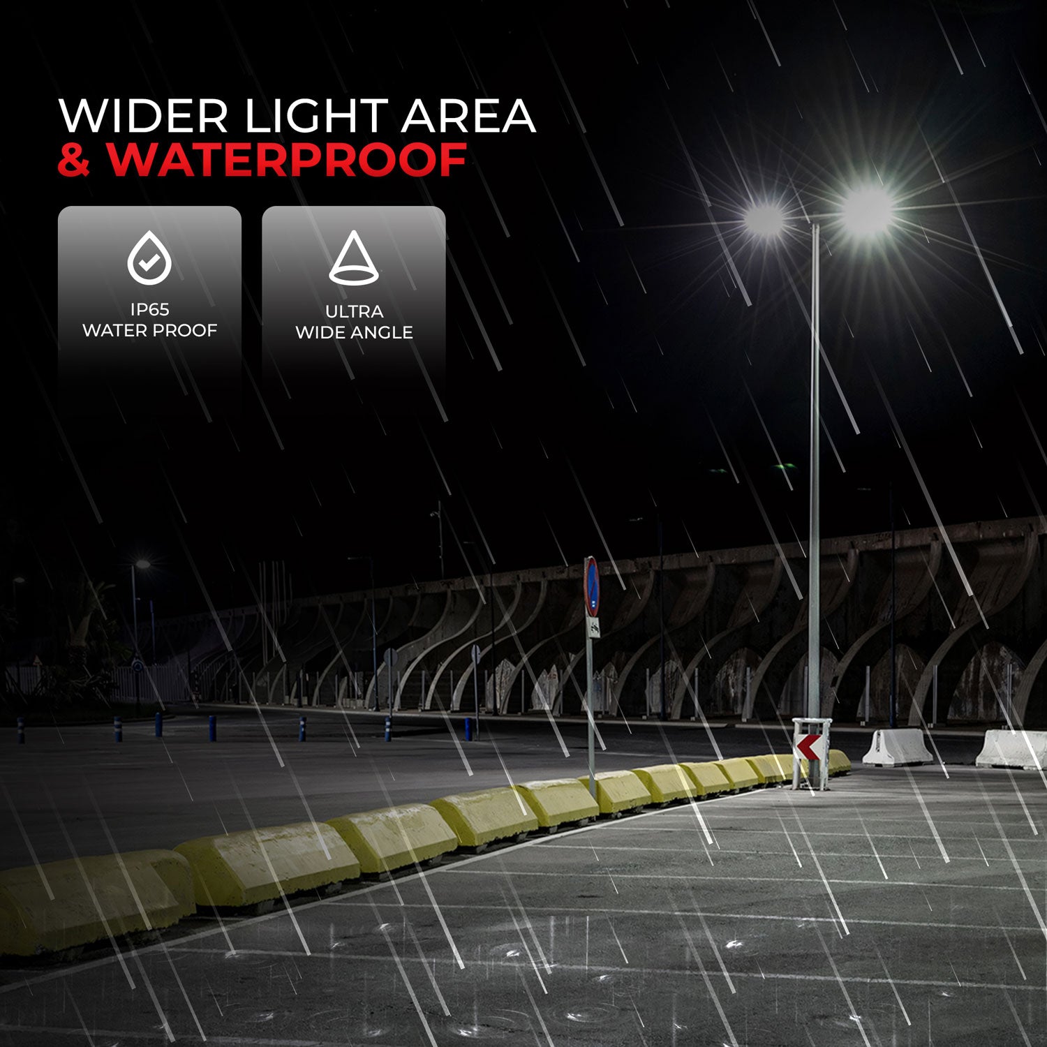 300W Shoebox Area Light for Parking Lot - 5700K UL DLC Listed