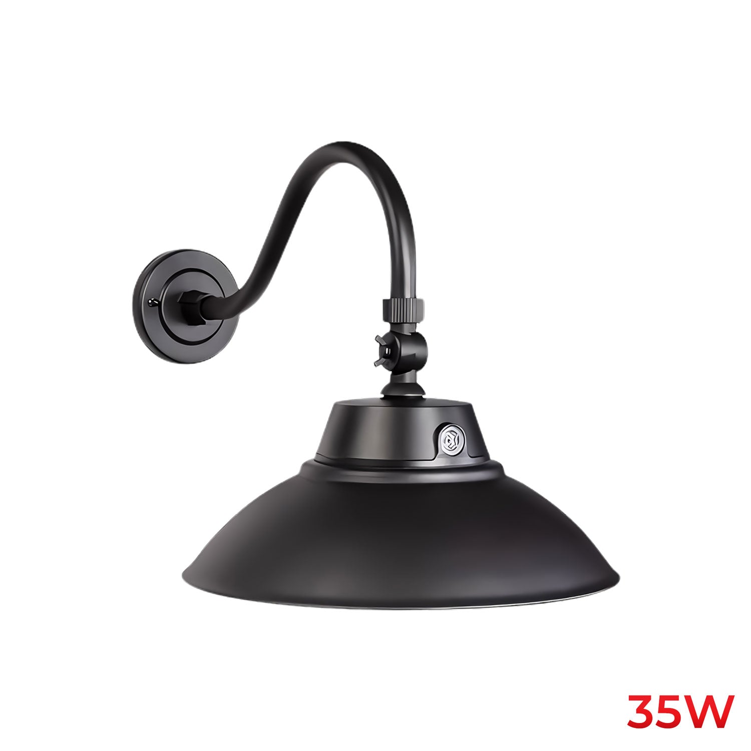 35W LED Gooseneck Barn Light - 210 Degree Swivel Head - 5000 Kelvin  - 4550 Lumens - IP65