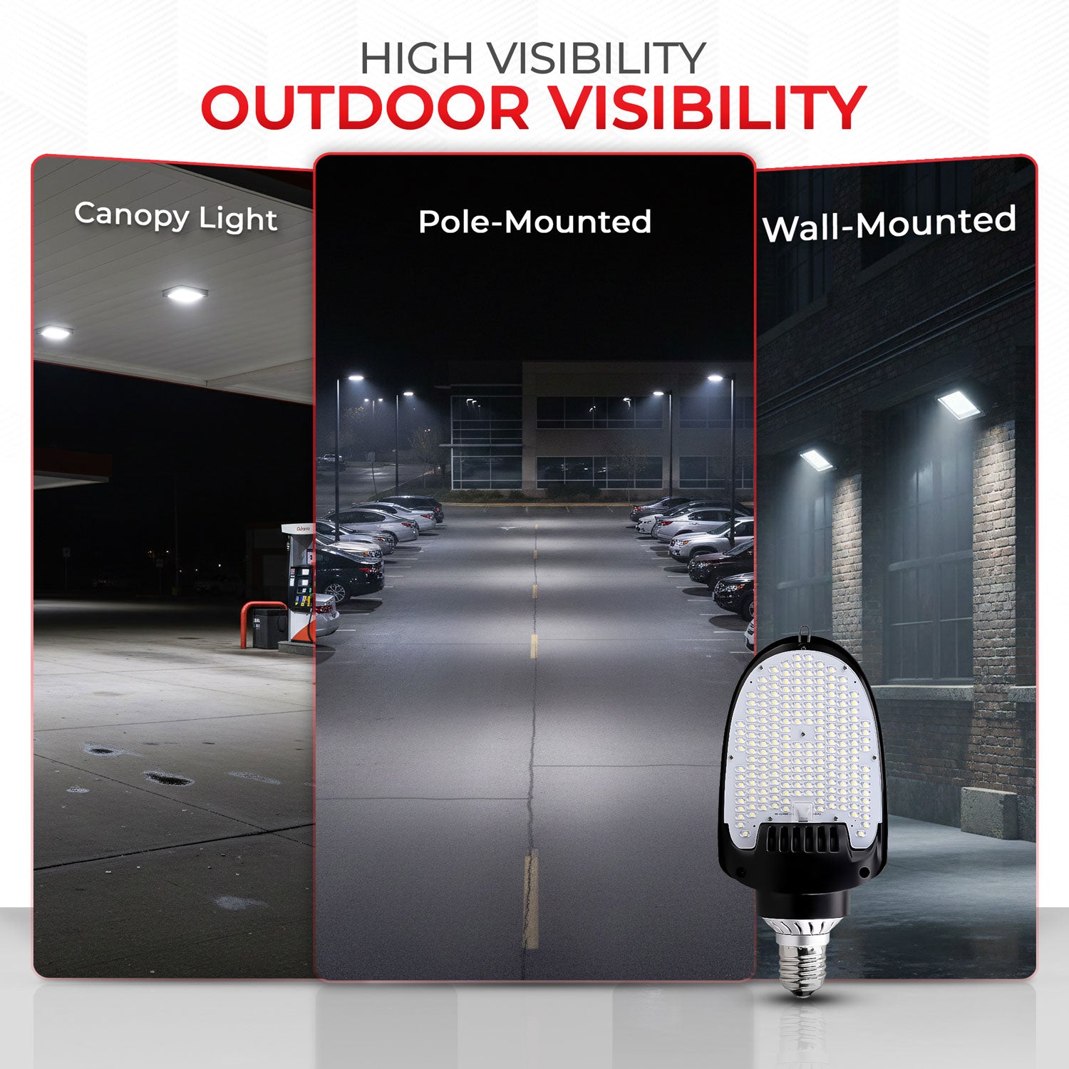 36W Retrofit Bulb - Single Sided - E26 Medium Base - 5700K - UL/DLC Approved