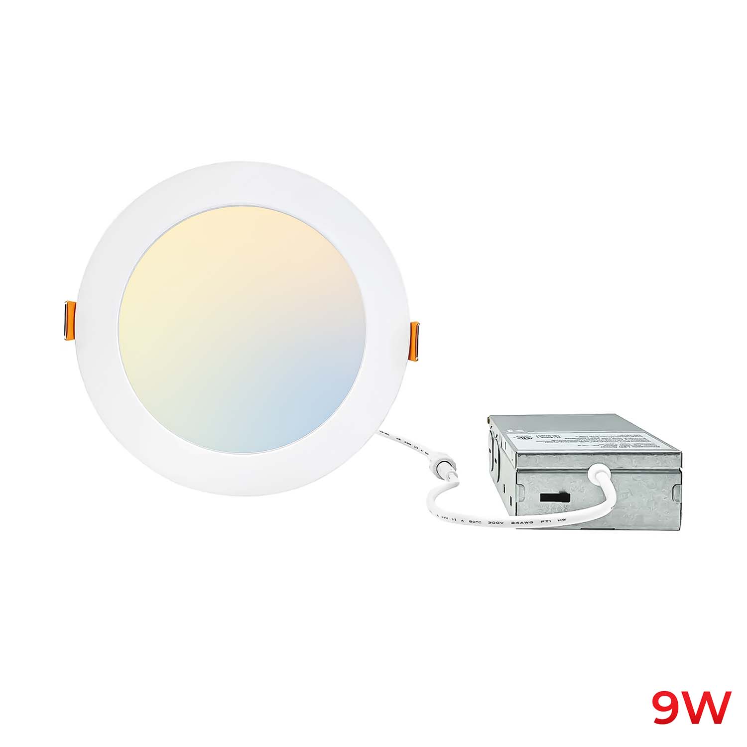 4 inch LED Slim Panel Downlight 5 CCT Selectable | 2ND4-S3-9W-5CCT