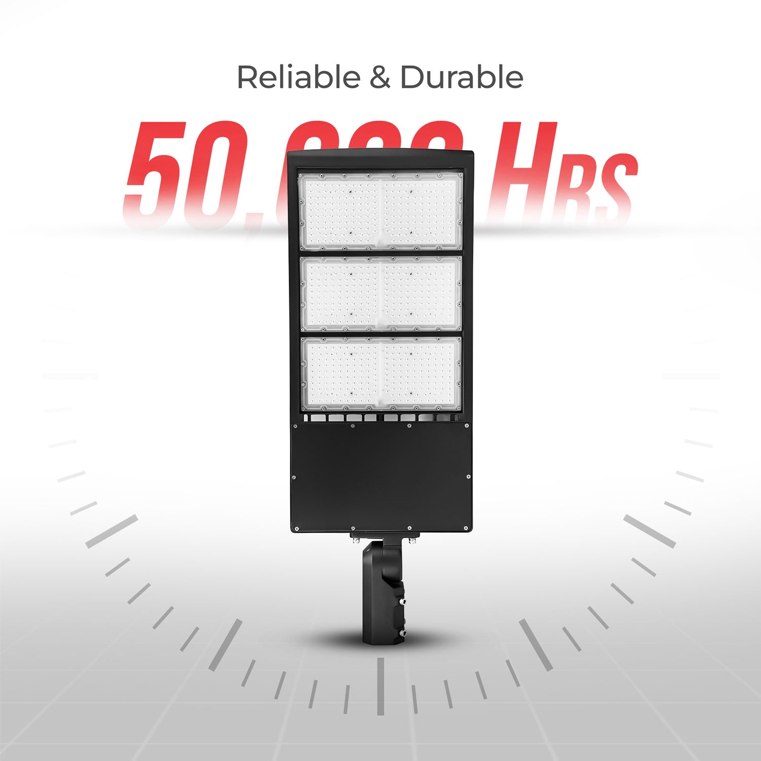 450W SP2 Shoebox Area Light for Parking Lot - 5700K UL DLC Listed