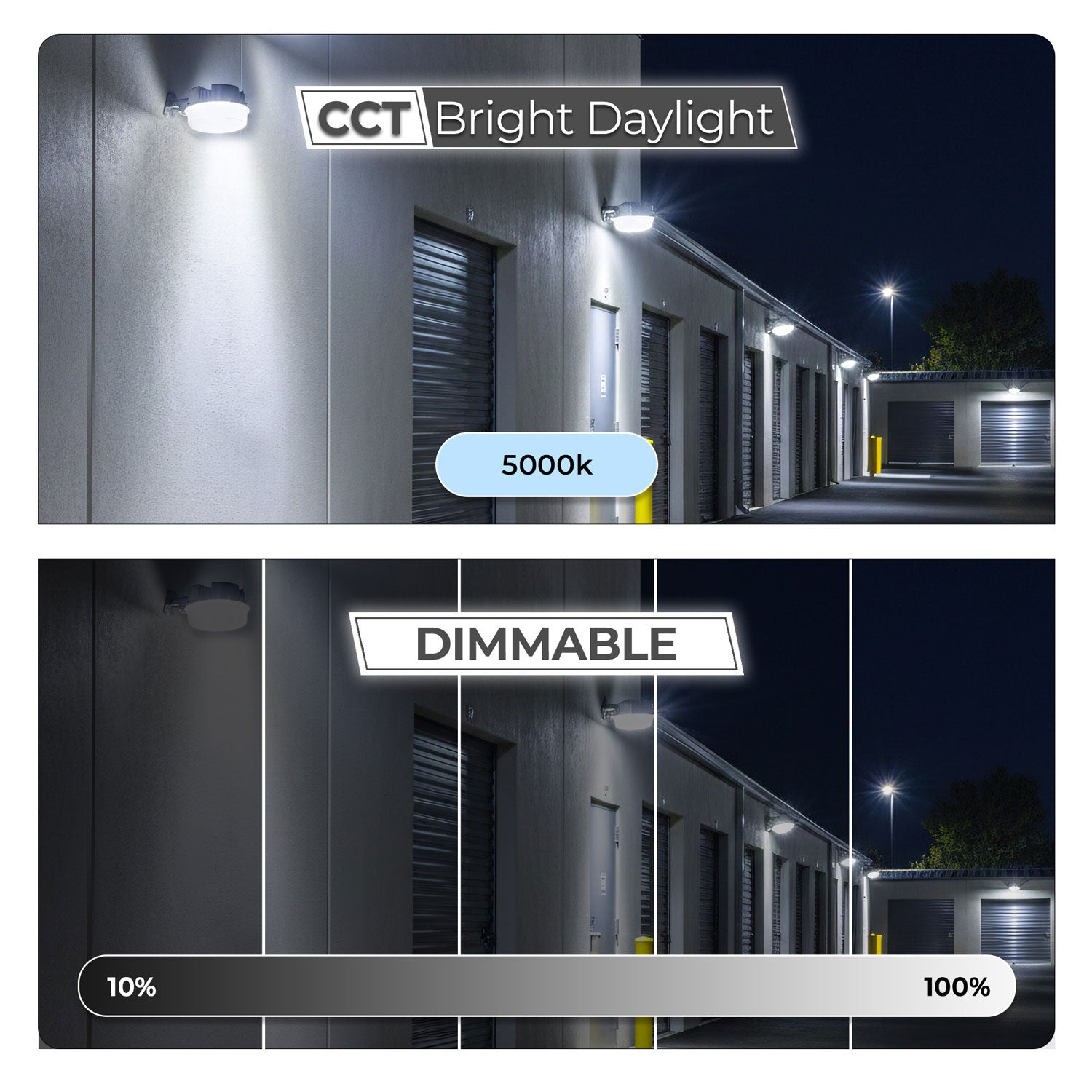 45W Dusk to Dawn Barn Light – Bright Illumination for Enhanced Security - 5000K