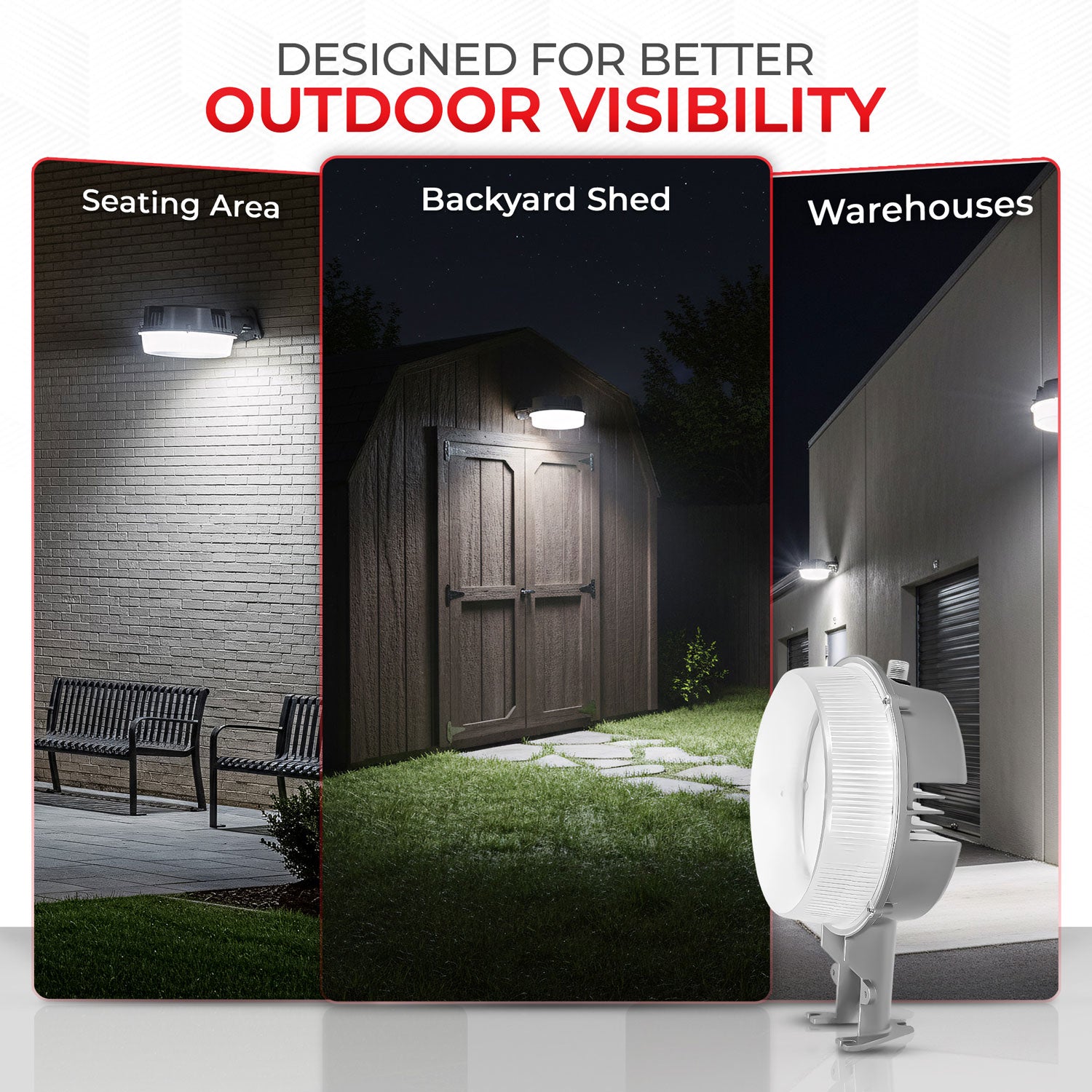 45W Dusk to Dawn Barn Light – Bright Illumination for Enhanced Security - 5000K