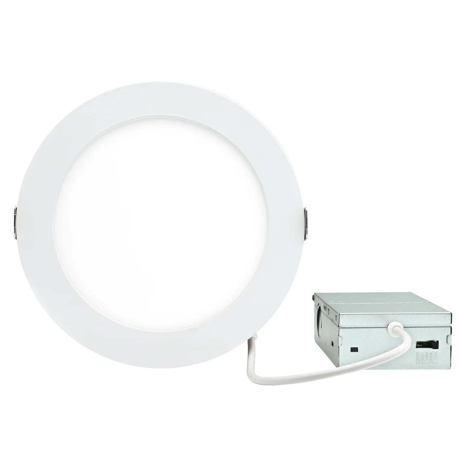 6" Fire-Rated LED Canless Downlight | 15W | 1200lm | 5CCT Selectable | IC Rated | Dimmable | ETL & Energy Star – 6C-15W-5CCT-FR