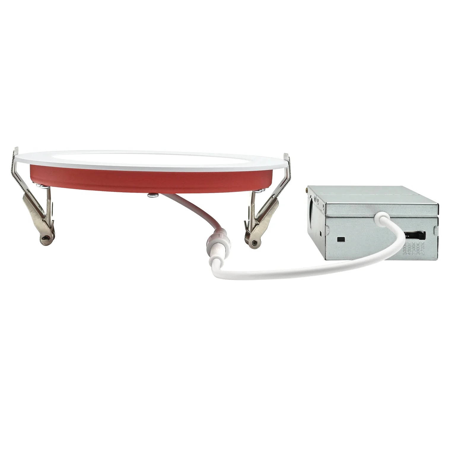 6" Fire-Rated LED Canless Downlight | 15W | 1200lm | 5CCT Selectable | IC Rated | Dimmable | ETL & Energy Star – 6C-15W-5CCT-FR