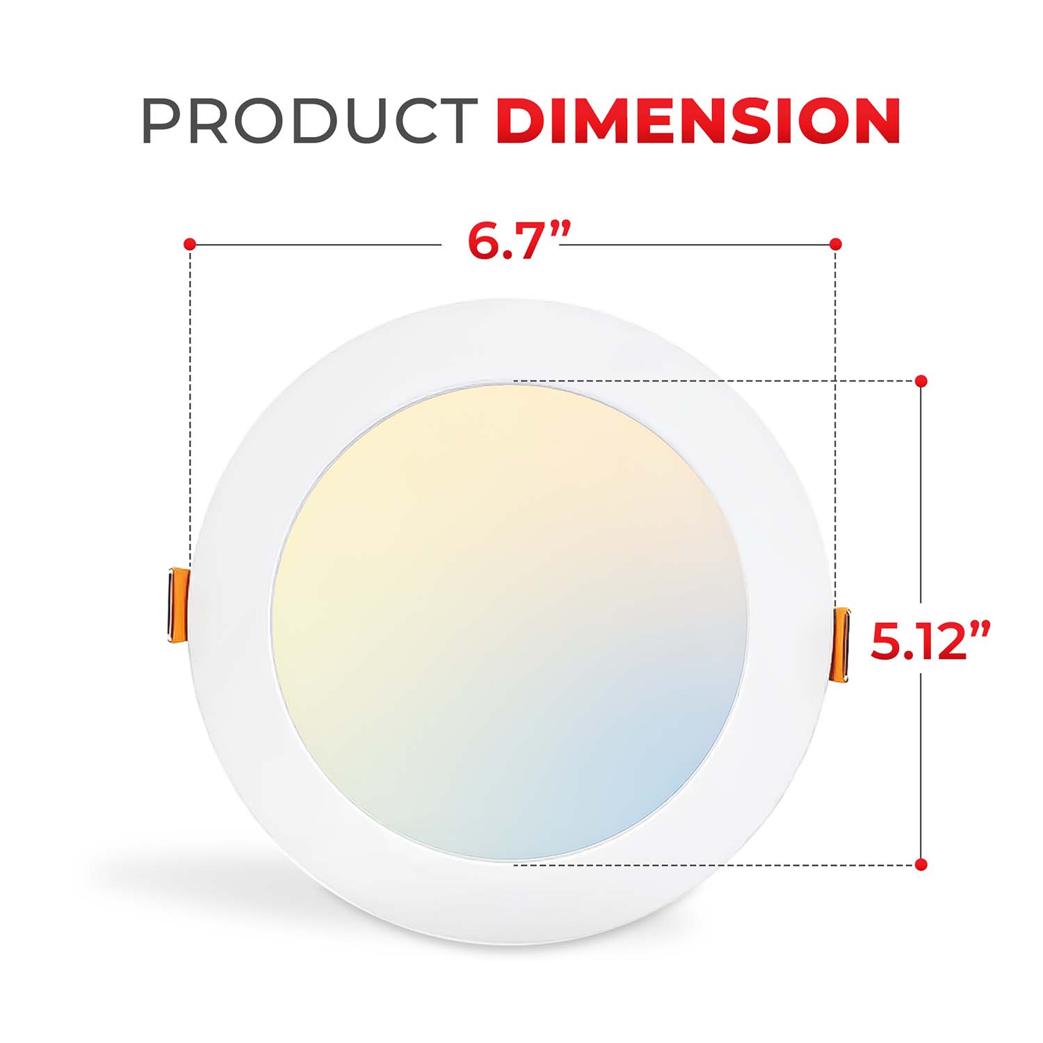 6 inch LED Slim Panel Downlight 5 CCT Selectable | 2ND6-S3-12W-5CCT