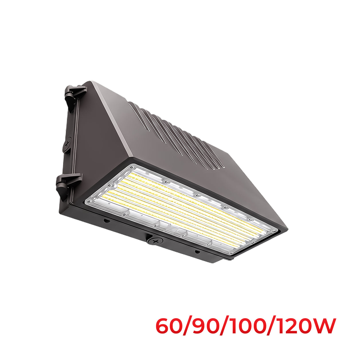 60/90/100/120W Wattage Selectable LED Full Cut Off Wall Pack Light- CCT 3000K/4000K/5000K Selectable | 3FWP-60/90/100/120W-XXK-U