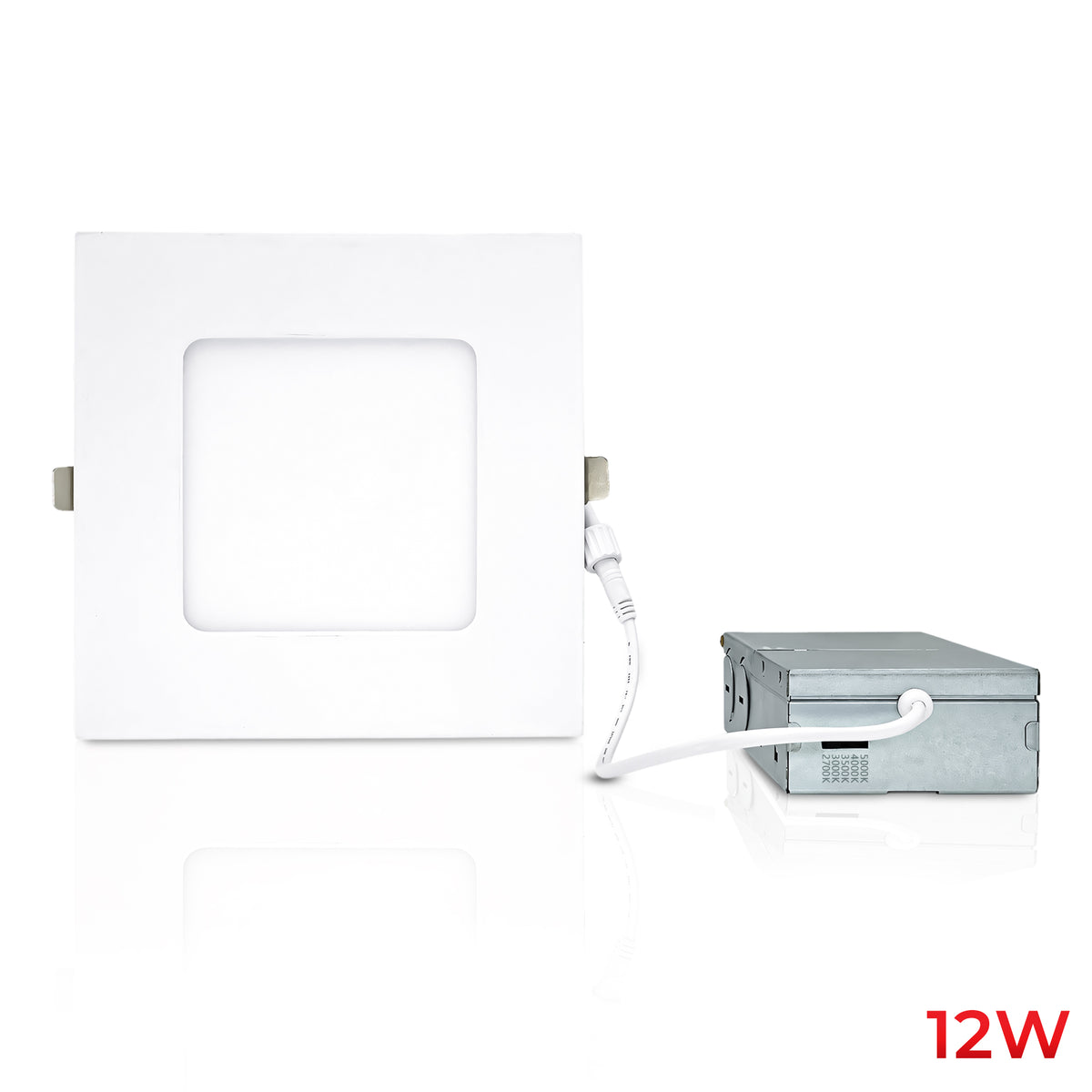 6 Inch 12W Square Panel Downlight 5CCT Selectable | FD6-S3-12W-5CCT