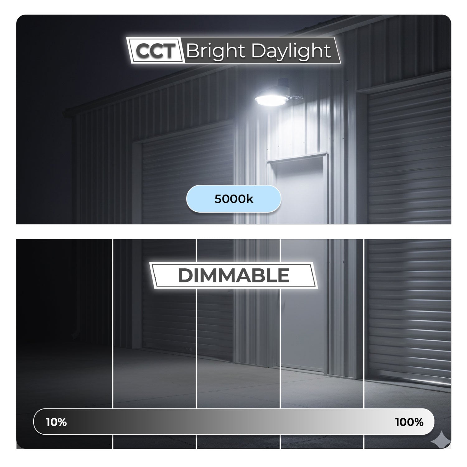 70W LED Barn Light - CCT Selectable 5000K - IP65 | AC 120-277V | TS-BL02-70K-50W