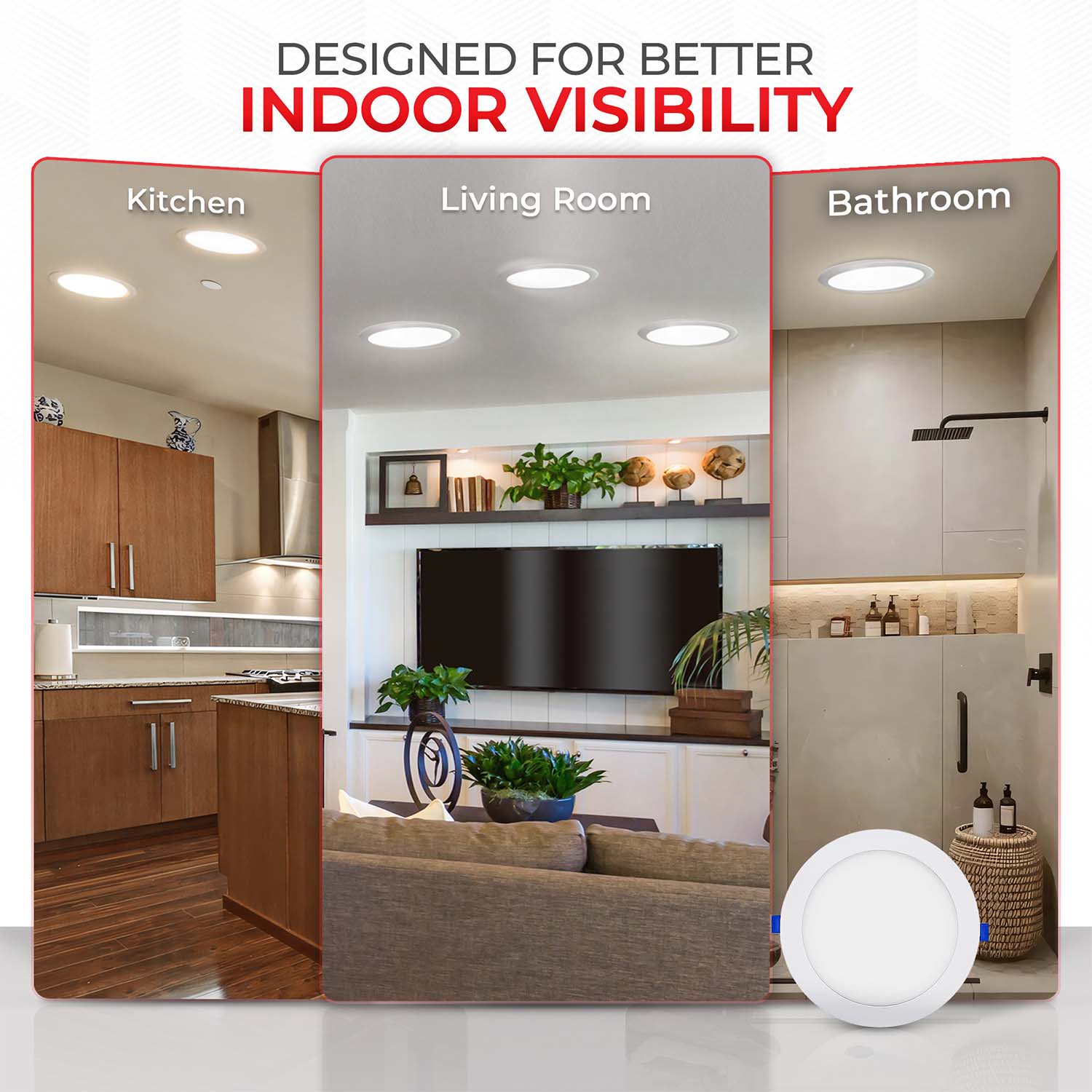 8 inch 18W LED Can Killer Ultra Thin Downlight - 1260 Lumens - 5CCT - ETL, ES Approved