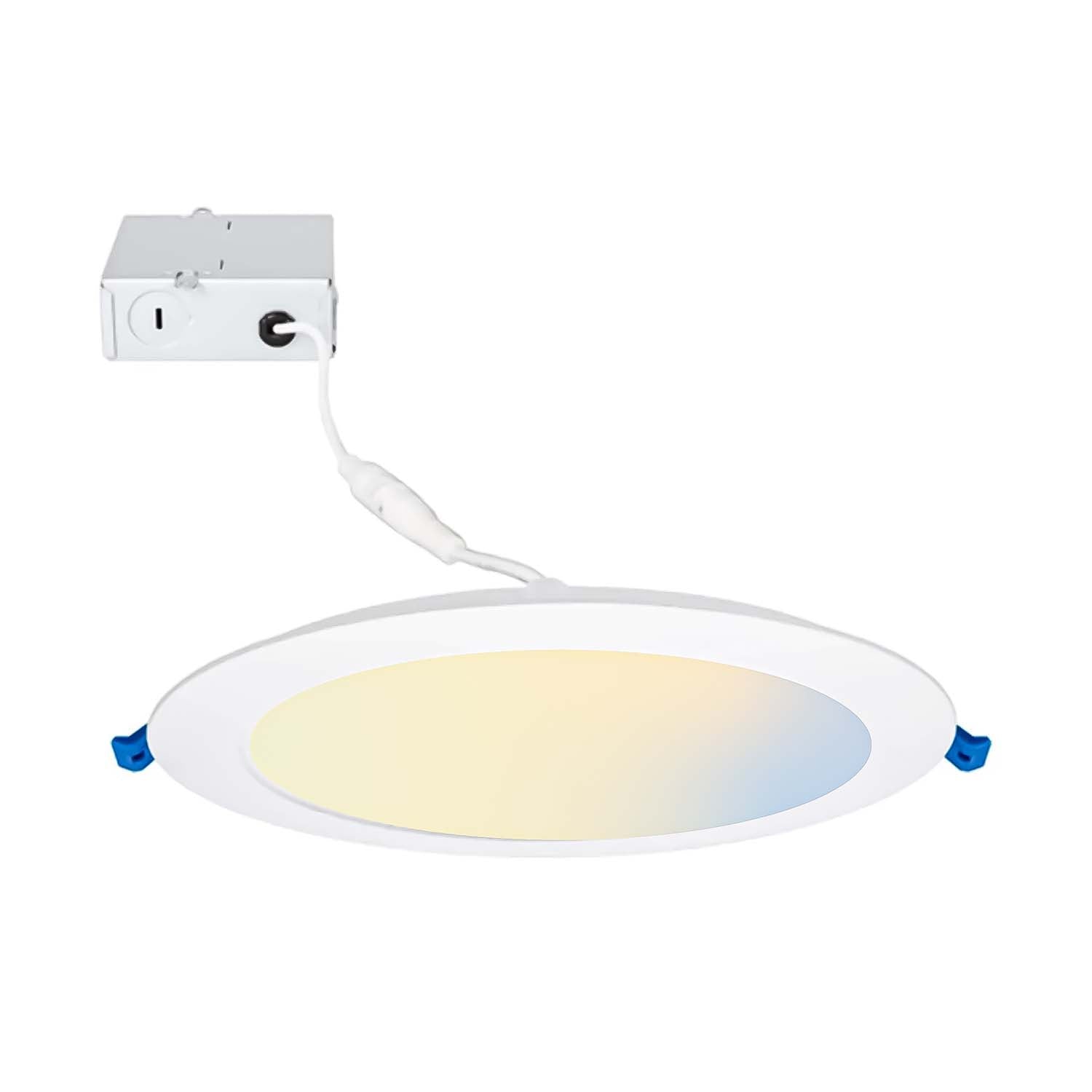 8 inch 18W LED Can Killer Ultra Thin Downlight - 1260 Lumens - 5CCT - ETL, ES Approved