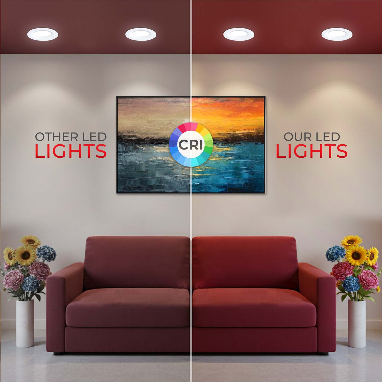 4" Retrofit Recessed Downlight - 9W - 750 Lumens - 5CCT