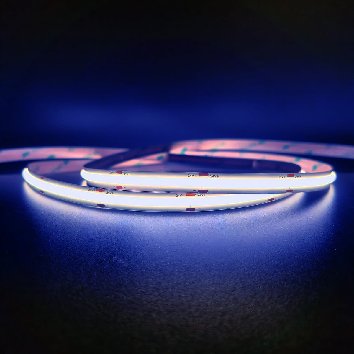 CL-Series Monochrome 24V DotFree COB LED Strip Light IP20 - UL Listed