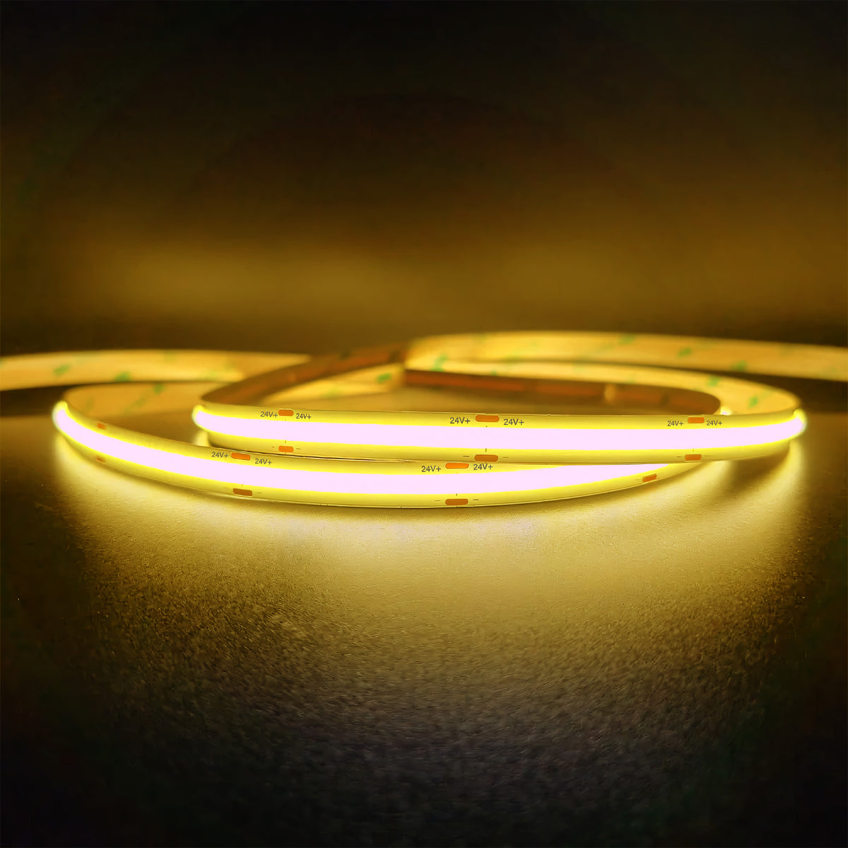 CL-Series Monochrome 24V DotFree COB LED Strip Light IP20 - UL Listed