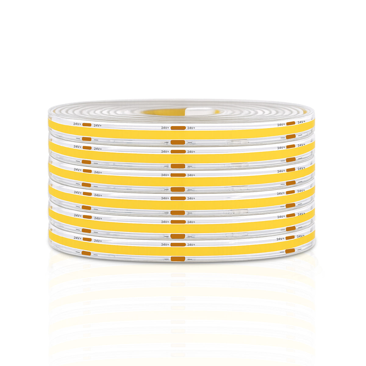 W-Series Static White Waterproof DotFree COB LED Strip Light IP68 - UL Listed