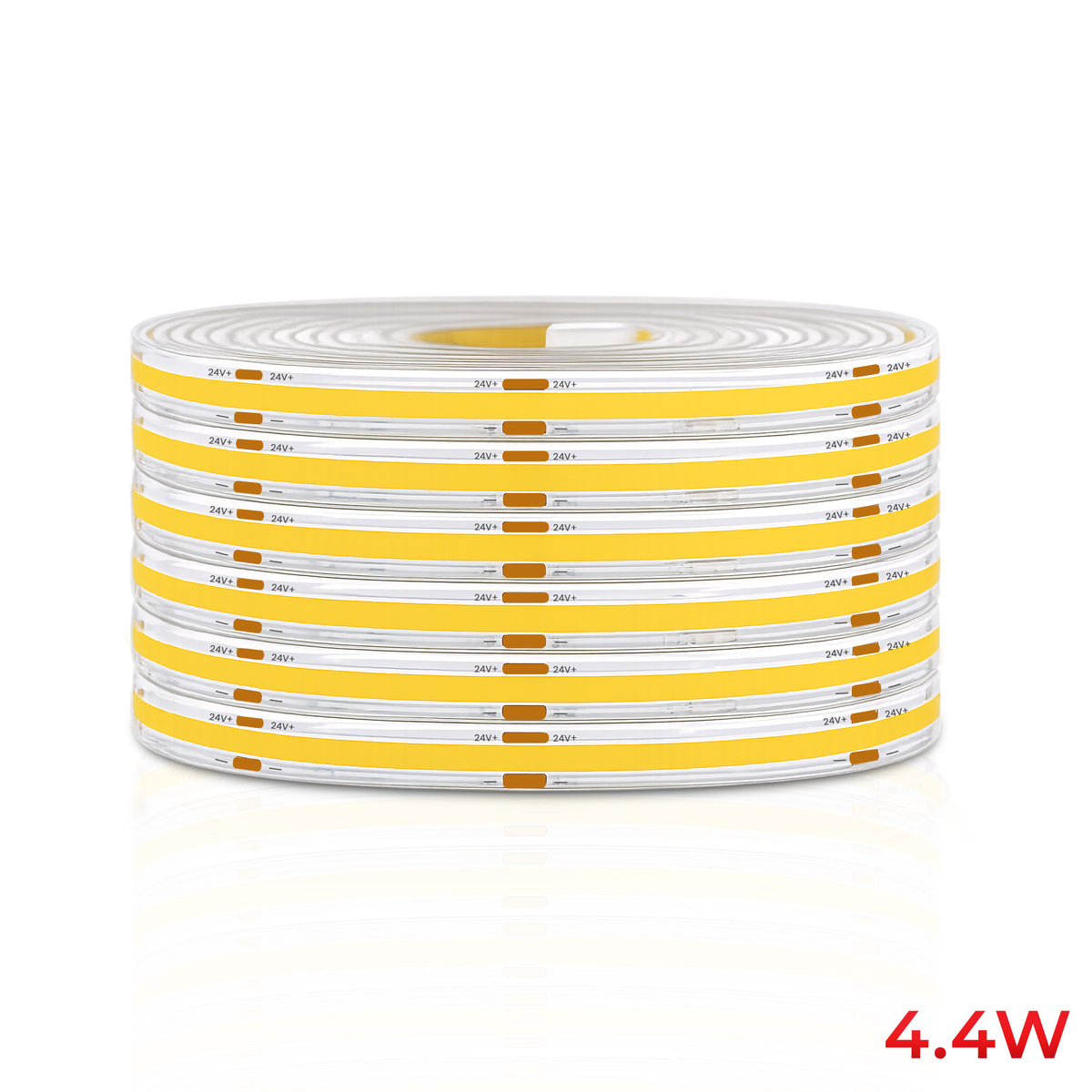 W-Series Static White Waterproof DotFree COB LED Strip Light IP68 - UL Listed