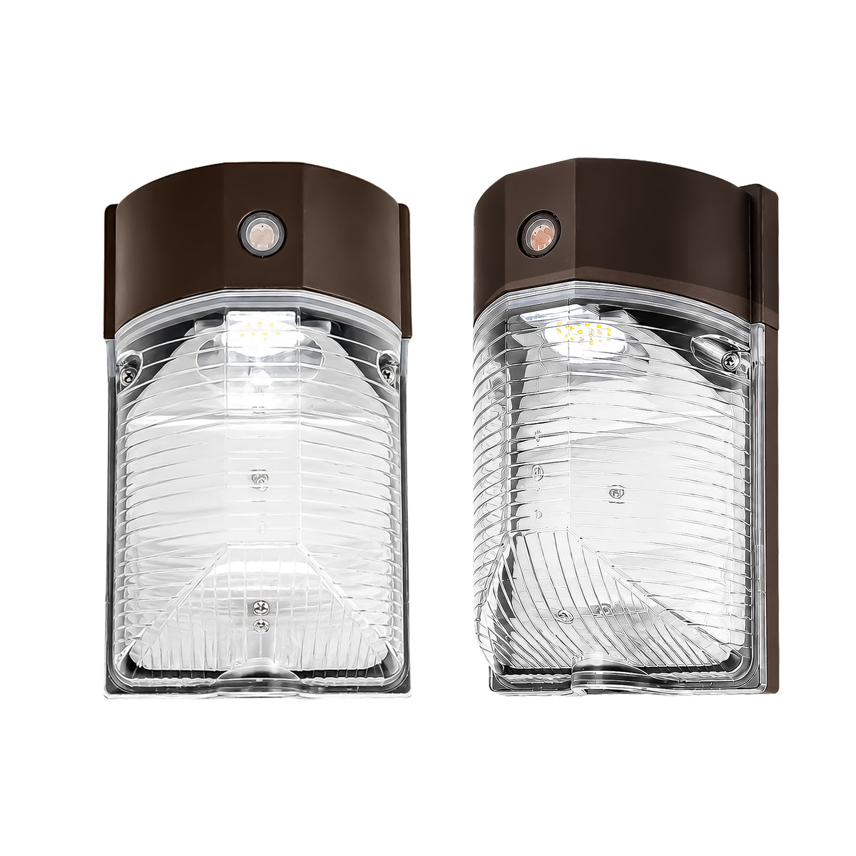 26W Mini Wall Pack Light with Built-In Photocell CCT 5000K | WP-26W-120V-50K-P