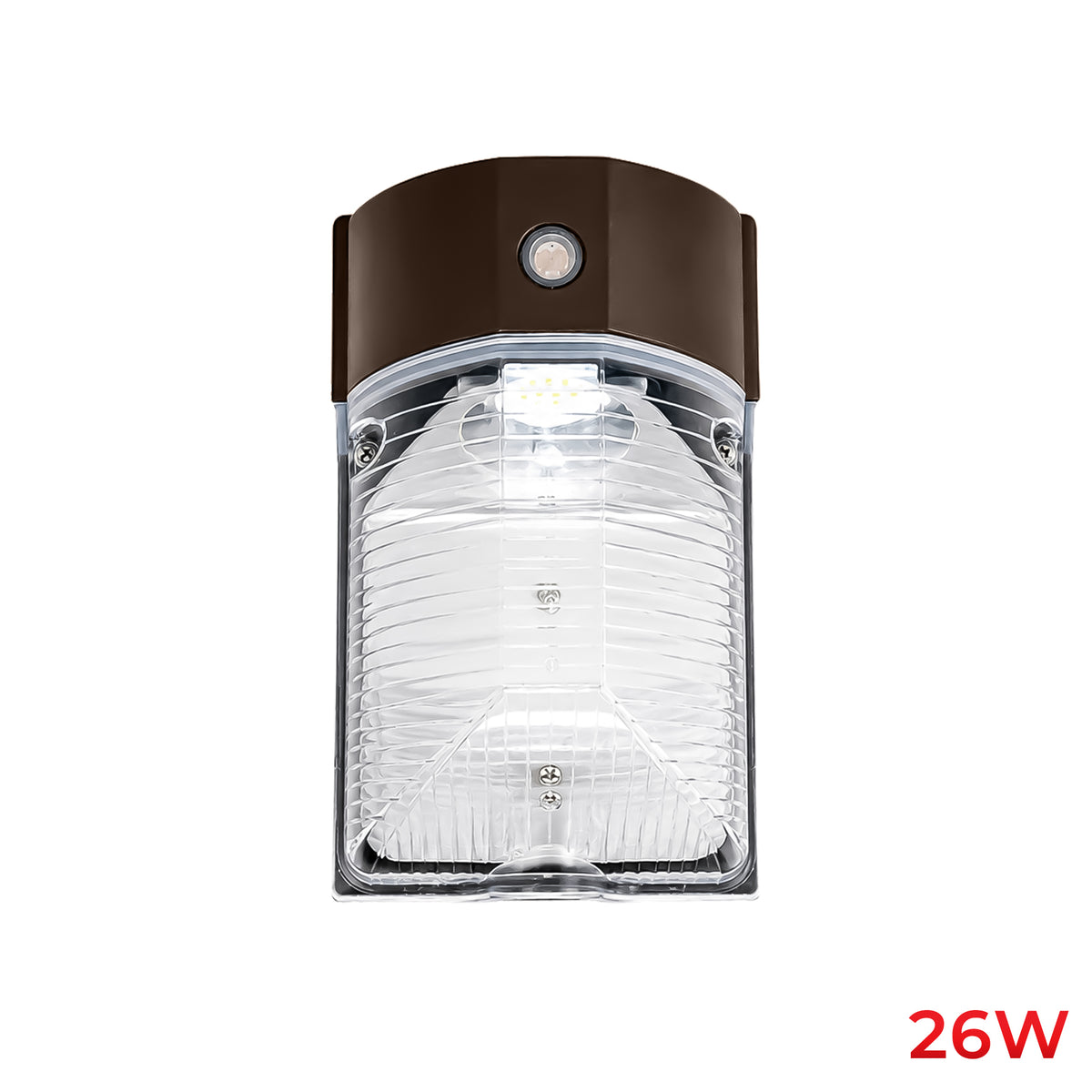 26W Mini Wall Pack Light with Built-In Photocell CCT 5000K | WP-26W-120V-50K-P
