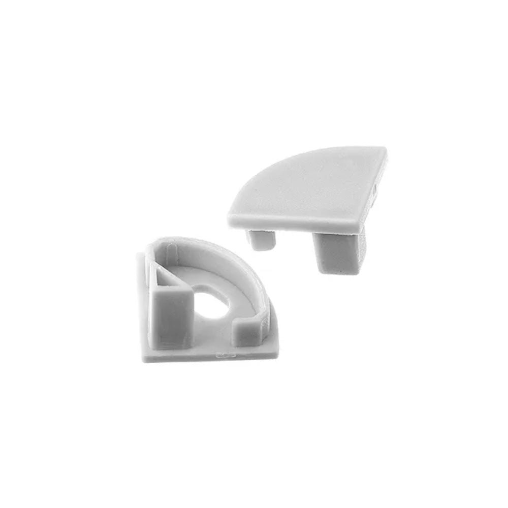 STL-1002 V-Shape Corner Mount Aluminum LED Channel | 10mm | 39" (1m) | 5-Pack | Frosted Diffuser