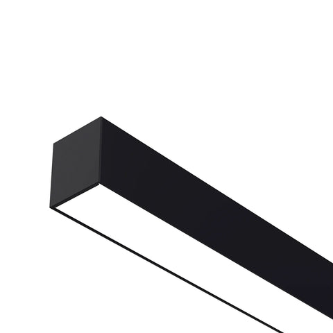 4FT Architectural Linear Strip Light - Up & Down - 50W - Black Finish