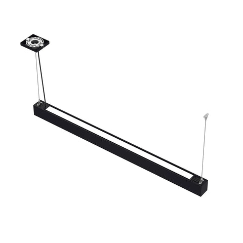 4FT Architectural Linear Strip Light - Up & Down - 50W - Black Finish