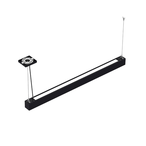 4FT Architectural Linear Strip Light - Up & Down - 50W - Black Finish