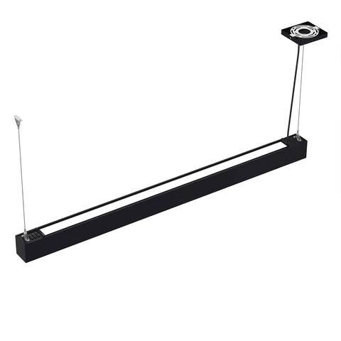 4FT Architectural Linear Strip Light - Up & Down - 50W - Black Finish