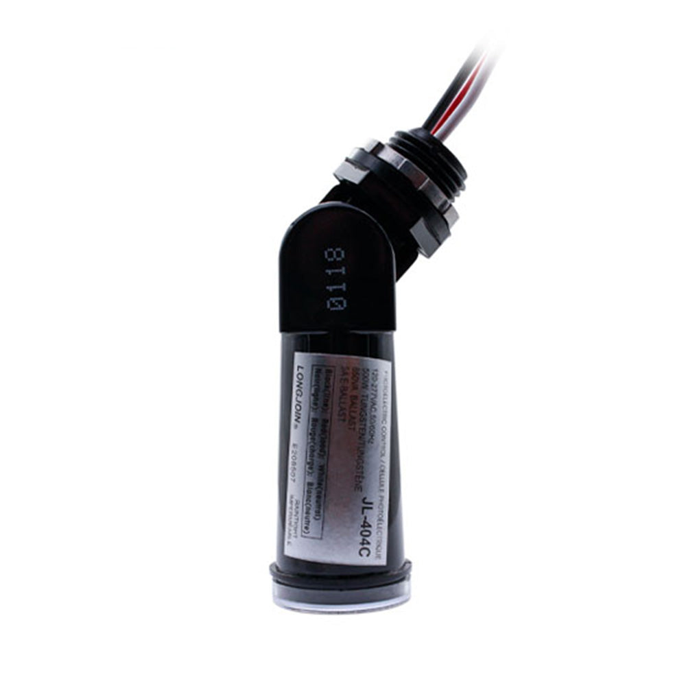 JL-404C Seek Type Photocell - Turret Style - Electric Switch - IR-Filtered Sensor - UL Listed