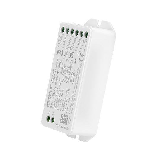 MiBoxer 2.4GHz - 3 in 1 LED Strip Controller - FUT043+ - RGB/RGBW/RGB+CCT
