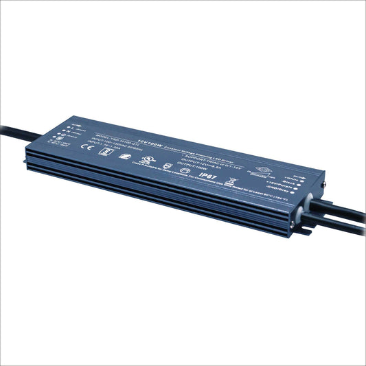 100W Outdoor Power Supply - Dimmable - 12V/24V - IP67 Rated