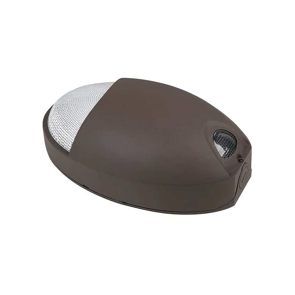 12W Wall Mounted Emergency Wall Pack Light - 4.5W on Battery - 90 Minutes Runtime - 5000K