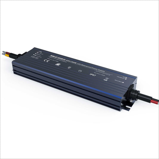 150W Outdoor Power Supply - Non-Dimmable - 12V/24V - IP67 Rated