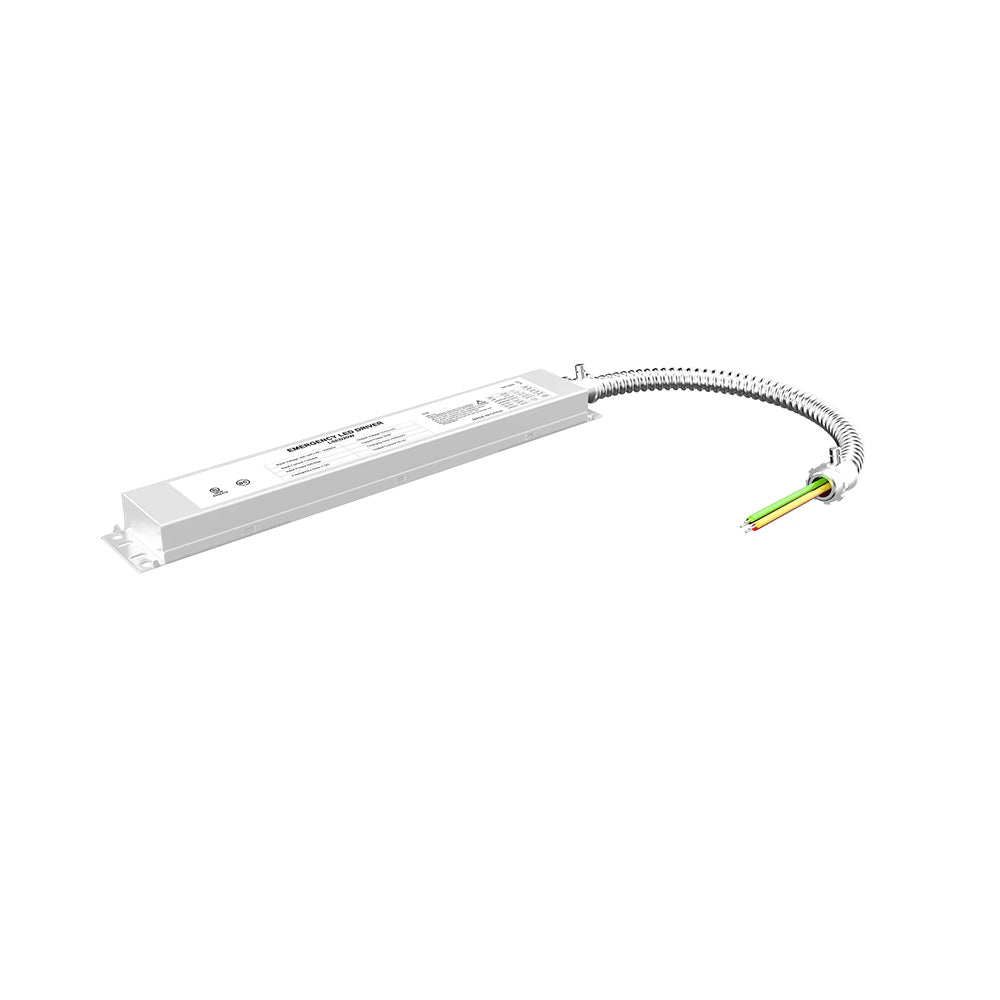 20W Emergency LED Driver — 100-347VAC, 90-Min Runtime, Self-Testing, IP65, UL 924 Listed | LSED20W