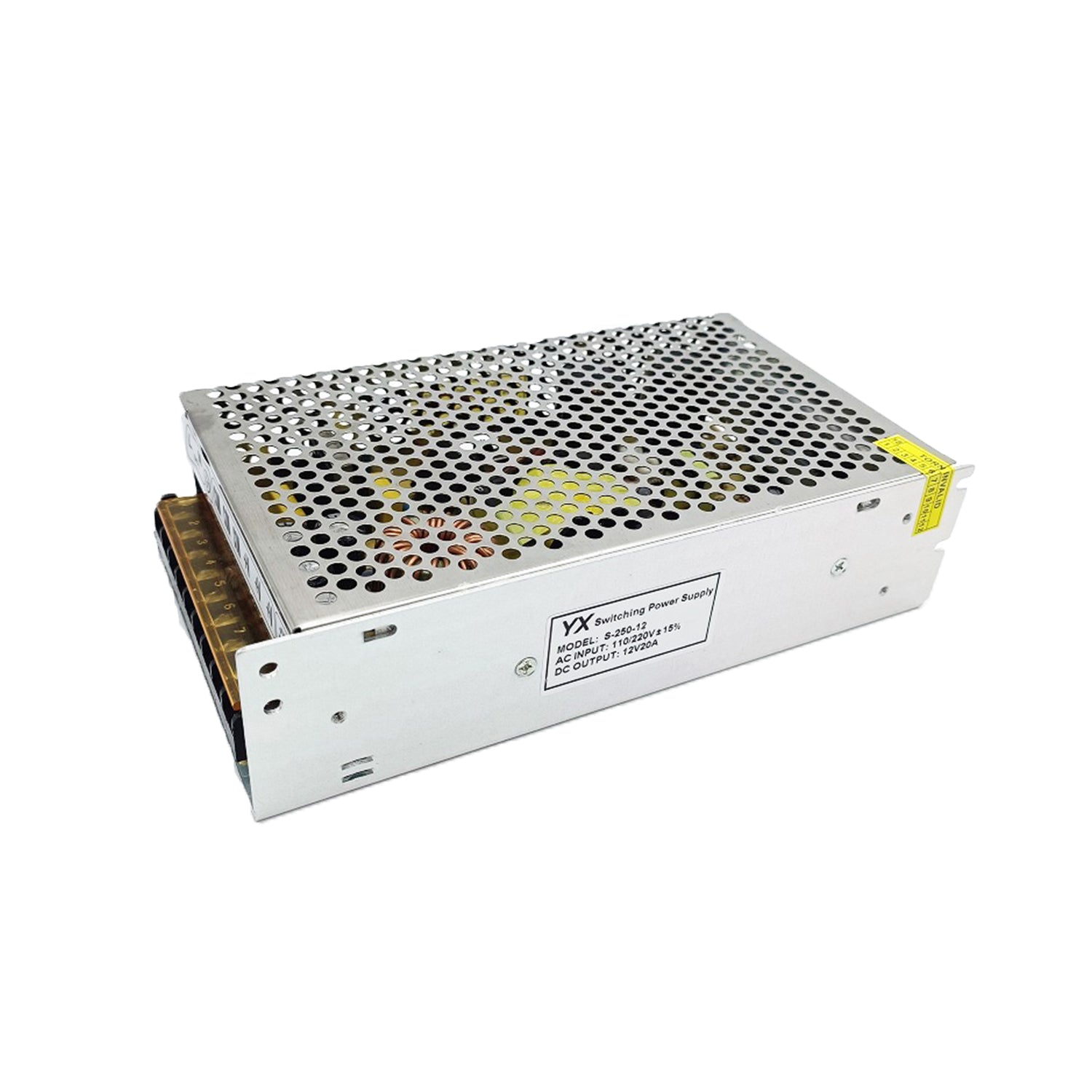 250W Indoor Power Supply | 12V 21A Switching Power Supply | Passive Air Cooled