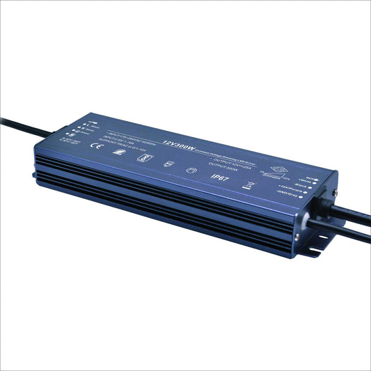 300W Outdoor Power Supply - Dimmable - 12V/24V - IP67 Rated