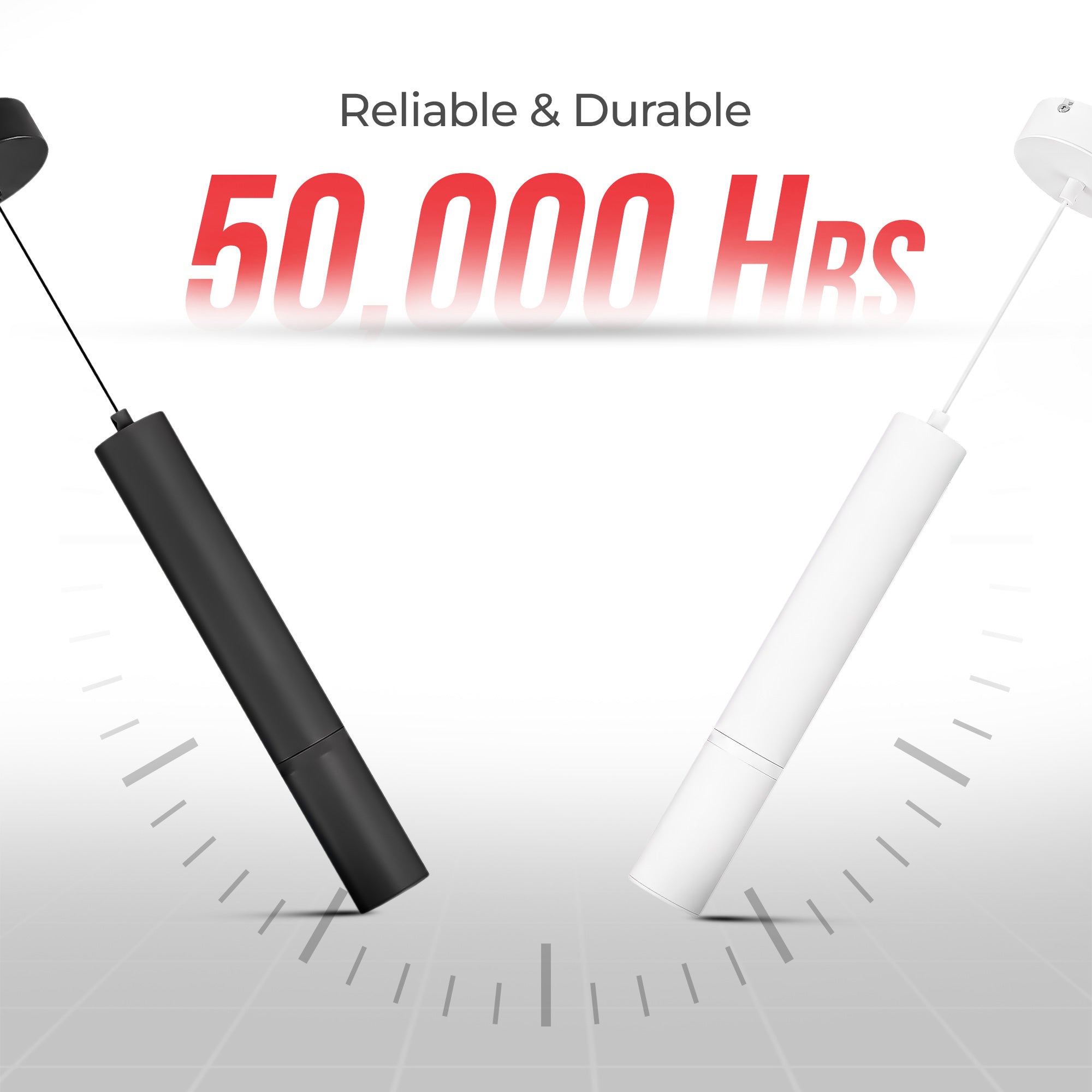 30W Adjustable Beam LED Pendant Light — 8°–80° Zoom, 5CCT Selectable (2700K–5000K), 2600lm, Height-Adjustable, TRIAC Dimmable, ETL Listed
