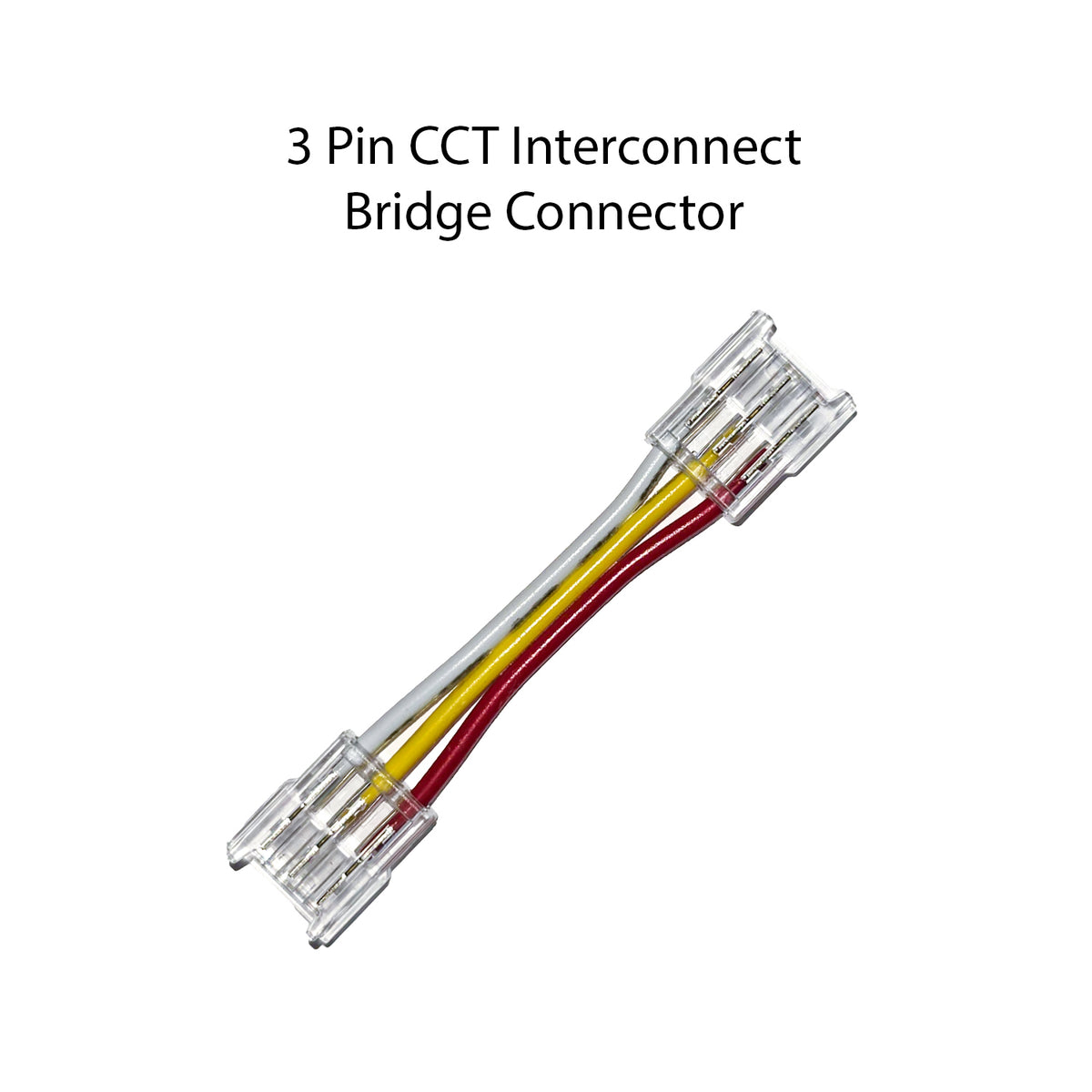 Interconnect Jumper - 3 Pin CCT Solderless Connectors for 10mm CCT Lights