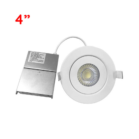 4 inch 5CCT Canless Gimbal Slim Downlight 9W 900 lumens