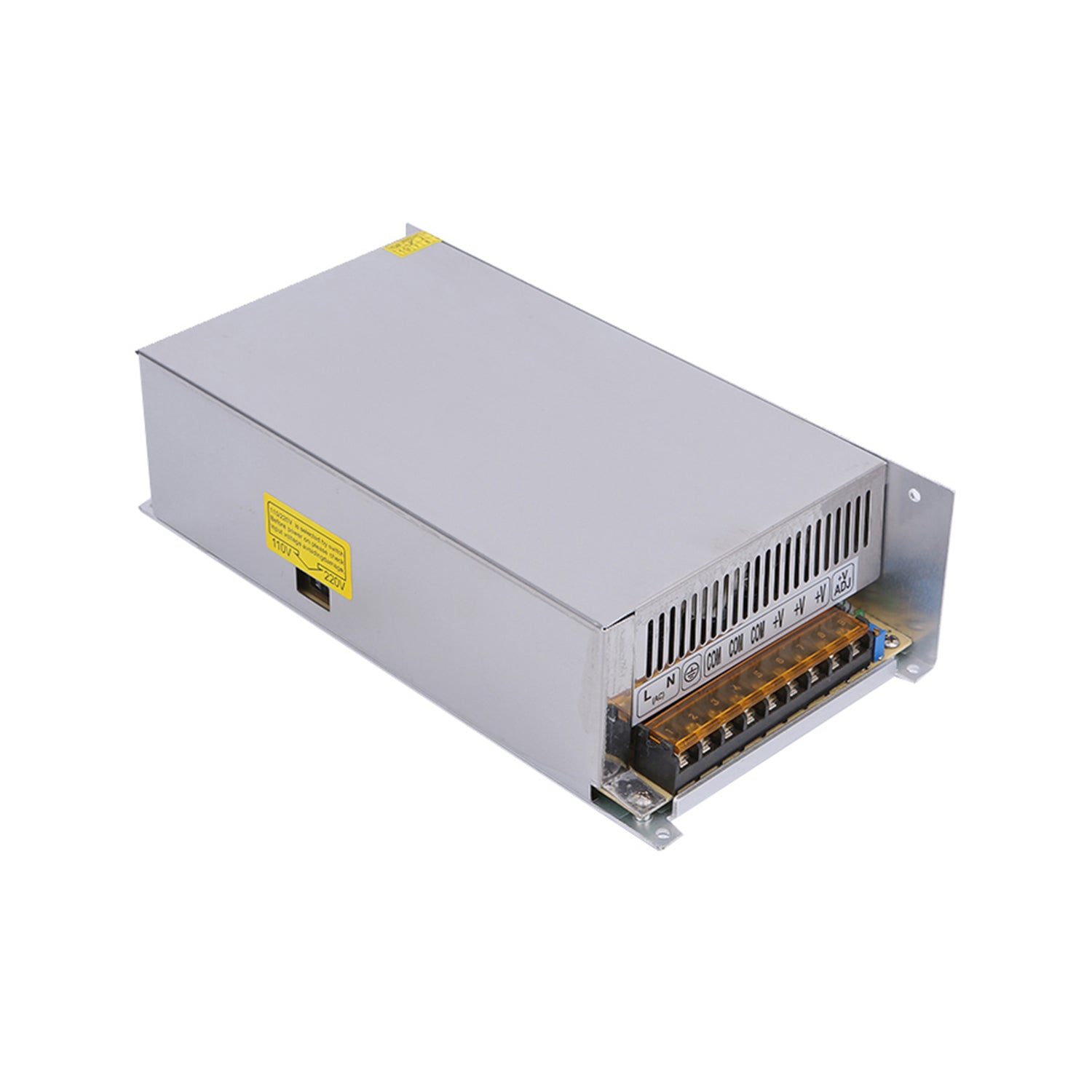 500W Indoor Power Supply - 12V 40A - Switching Power Supply - Active Fan Cooling