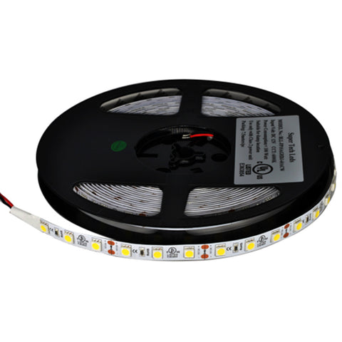 High Quality 25ft SMD 5050 LED Strip Light - 60leds/m, 12V, UL Listed, IP20