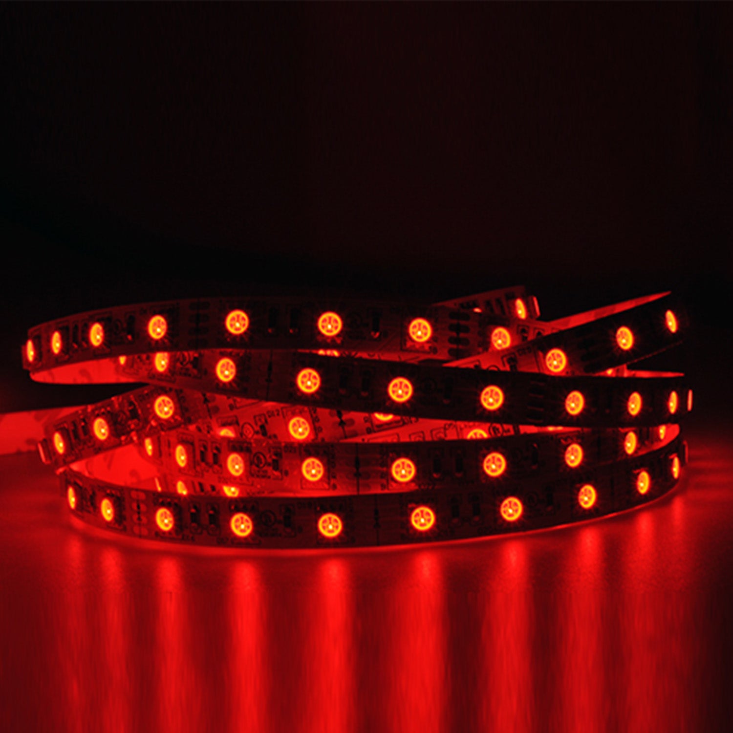 Red and Gold LED Strip Light 12V 5050SMD IP68 Waterproof 16.4 FT