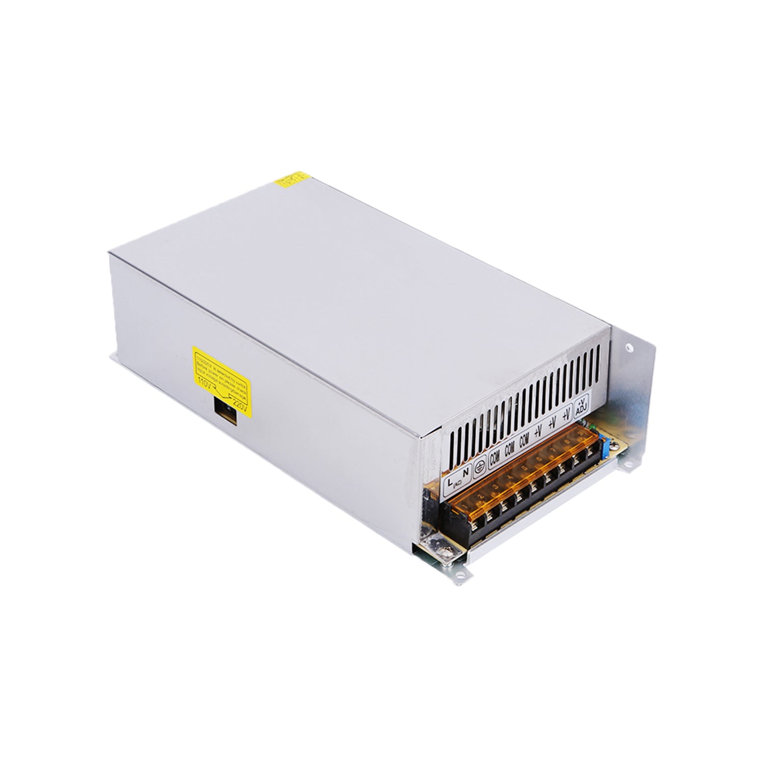 600W Indoor Power Supply - 12V 50A - Switching Power Supply - Active Fan Cooling