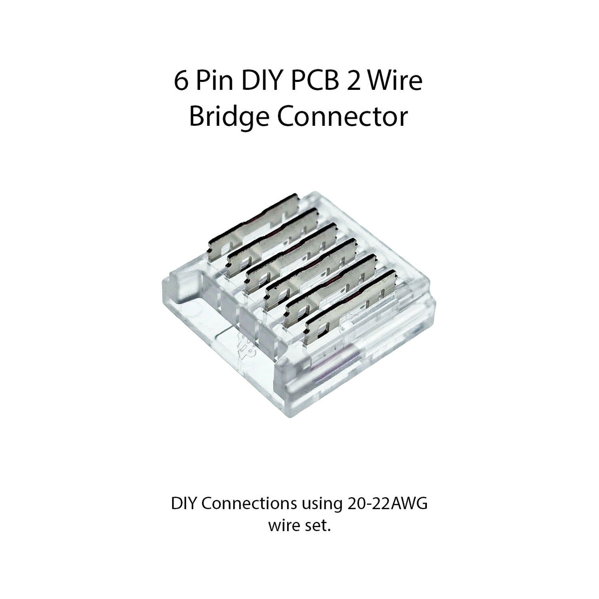 6pin Rgbwc Connector Find Online 12mm 6 Pin Connectors RGBCCT | PCB to Wire