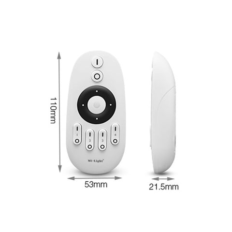 FUT007 - CCT & Dimming 4 Zone Remote - 2.4G RF