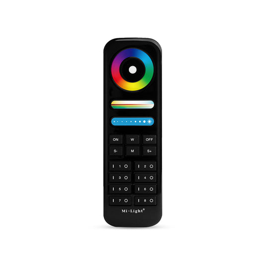 MiBoxer FUT089-B - 8-Zone - RGB+CCT Full Touch Remote - 2.4G RF