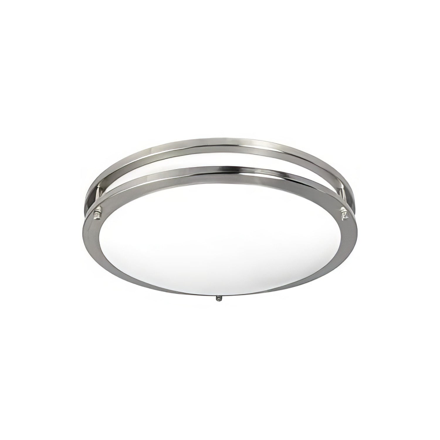 16" 25W Flush Mount Brushed Nickel Ceiling Light - 1750 lumens - 3CCT - ETL