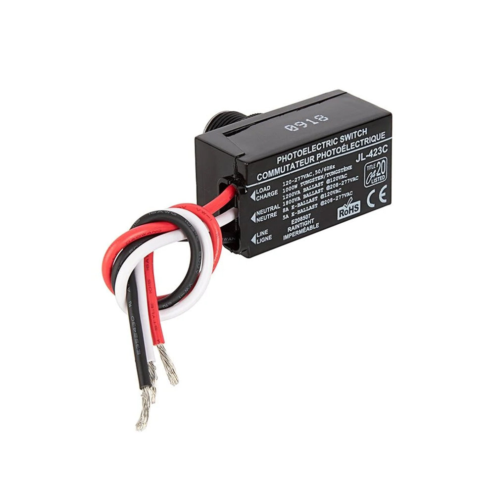 JL-403C Coin-Type Photocell - Electric Switch IR-Filtered Sensor - UL Listed