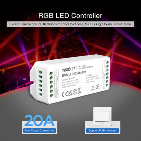 RGB 12V-36V LED Controller - 2.4GHz - FUT037P - MiBoxer Mi Light